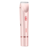 2In1 Electric Razors for Men Women Waterproof Facial Mustache Shavers Rechargeable Bikini Body Hair Trimmer Painless Epilator