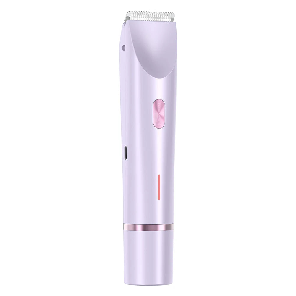 2In1 Electric Razors for Men Women Waterproof Facial Mustache Shavers Rechargeable Bikini Body Hair Trimmer Painless Epilator